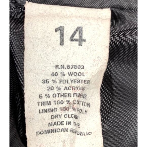 Norton McNaughton Womens Plaid Wool Vest Size 14 - Picture 4 of 4